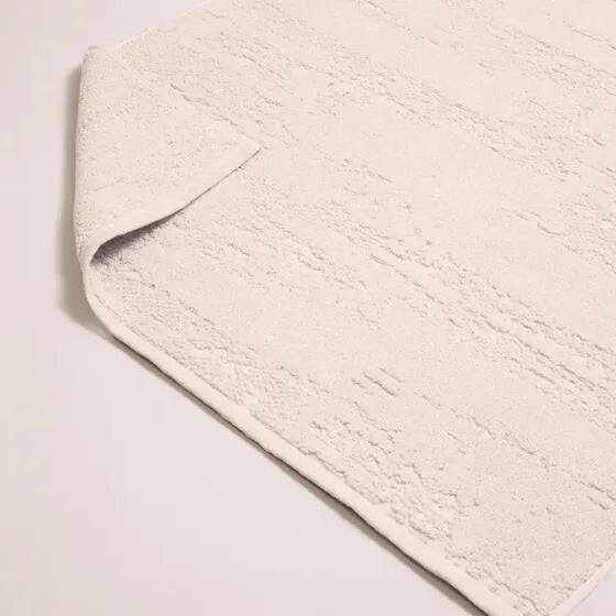 Duurzame paddenstoel Luna badmat van 67% gerecycled katoen en 33% polyester, 500 g/m², hoge kwaliteit, zacht, absorberend en sneldrogend.